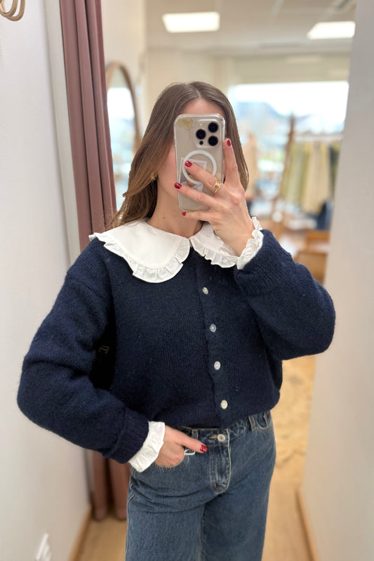 Gilet Léandre bleu marine