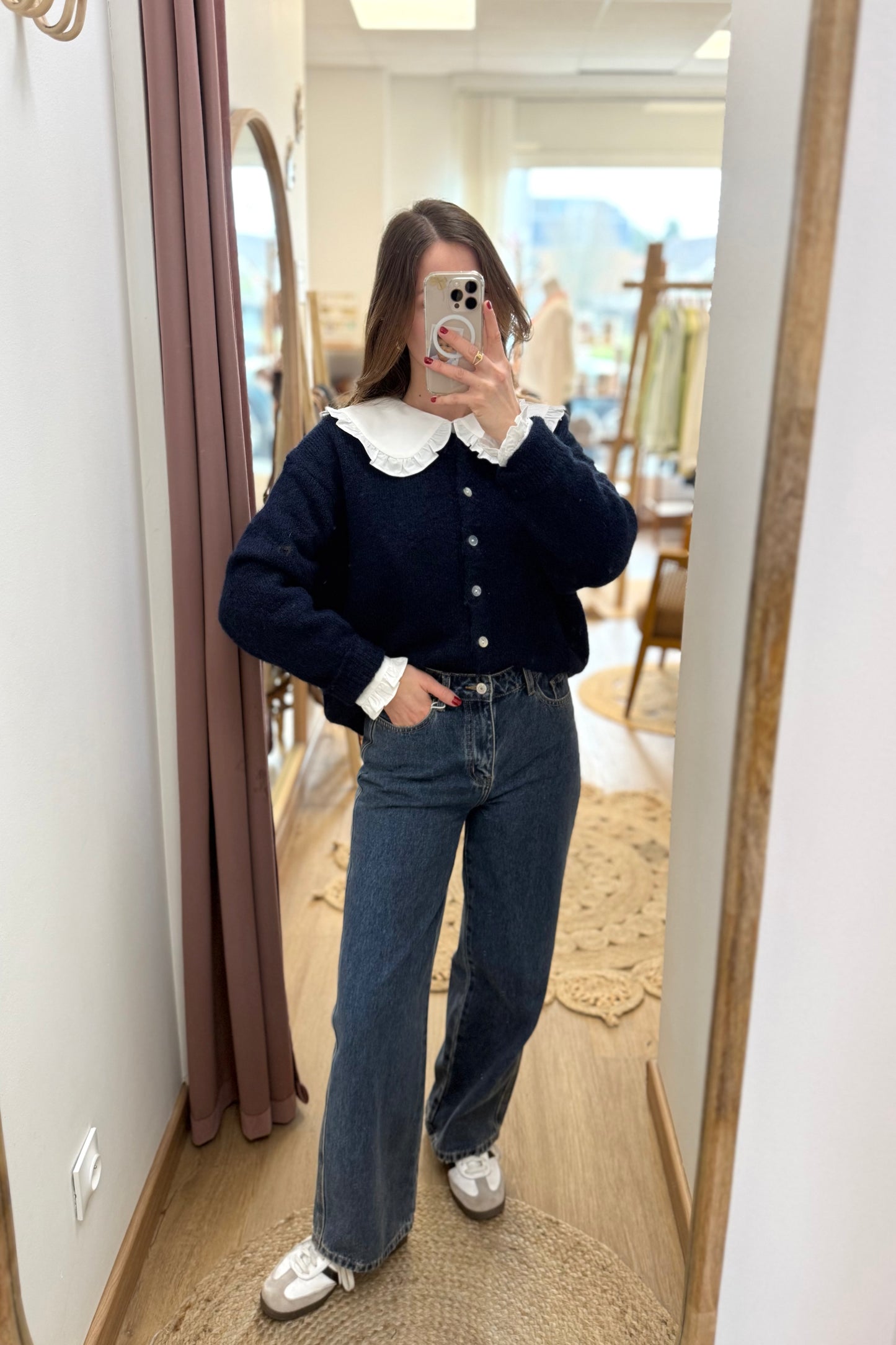 Gilet Léandre bleu marine