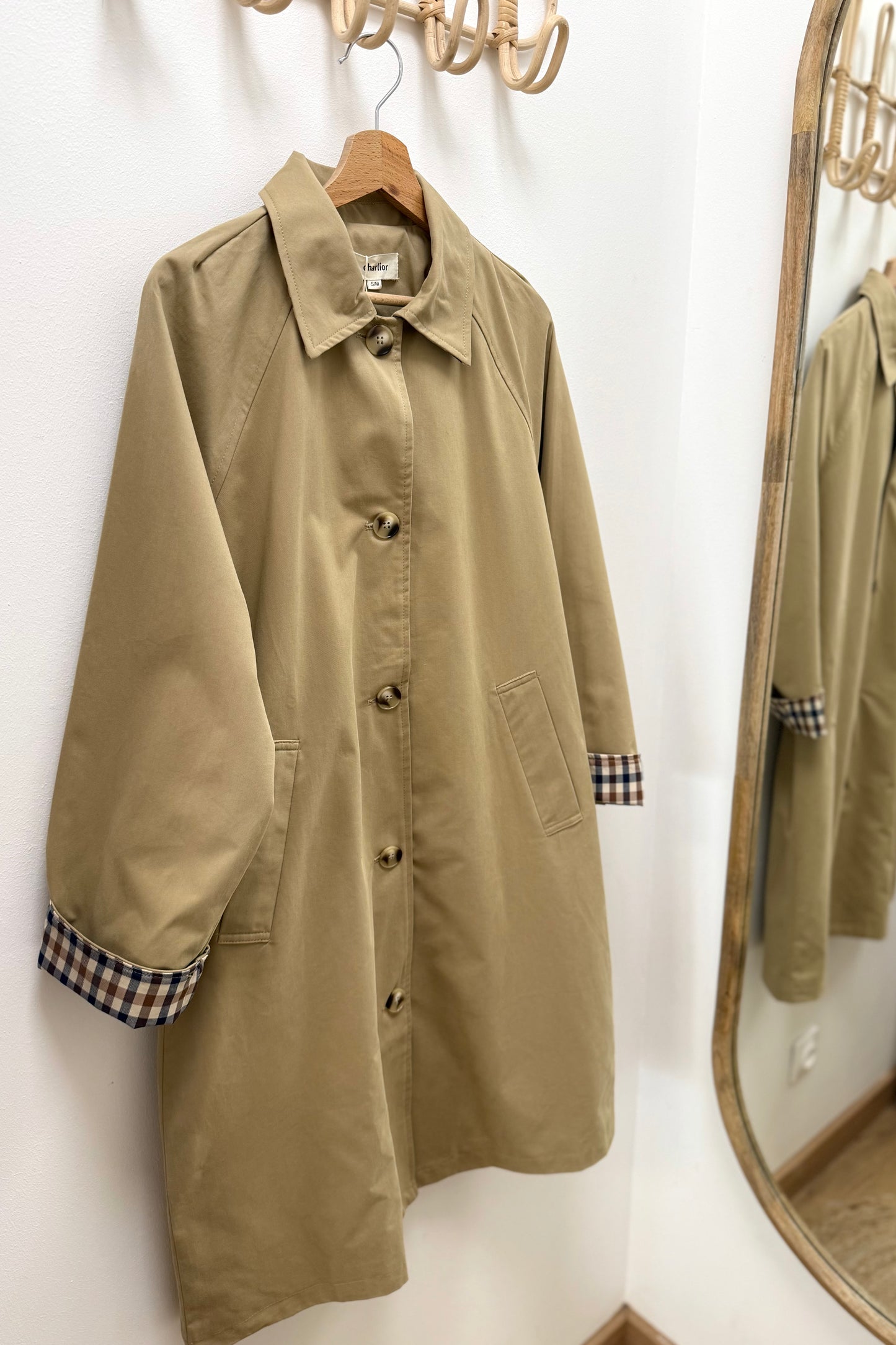 Trench long Hector beige