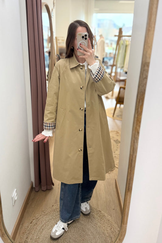 Trench long Hector beige