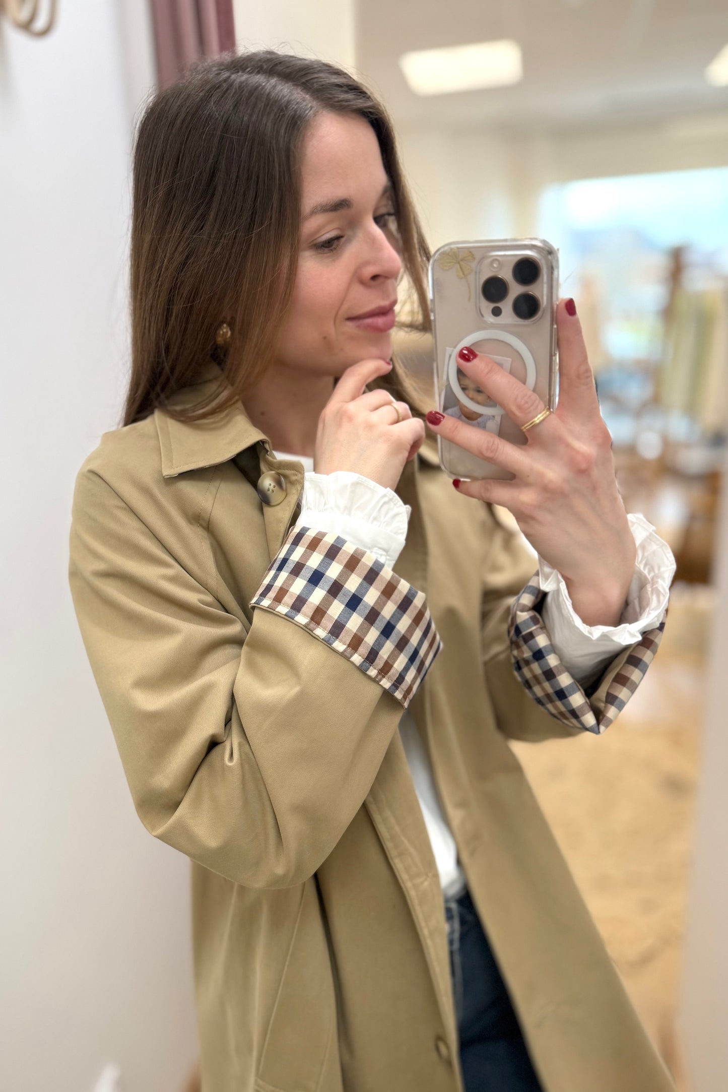 Trench long Hector beige