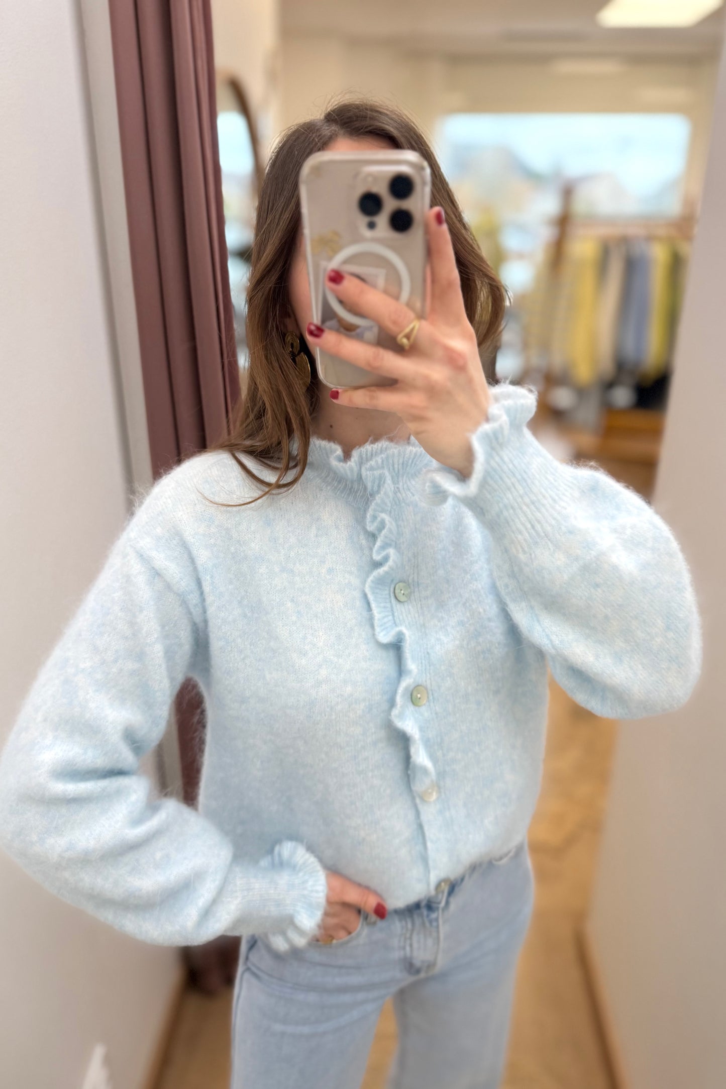 Gilet Milann bleu ciel