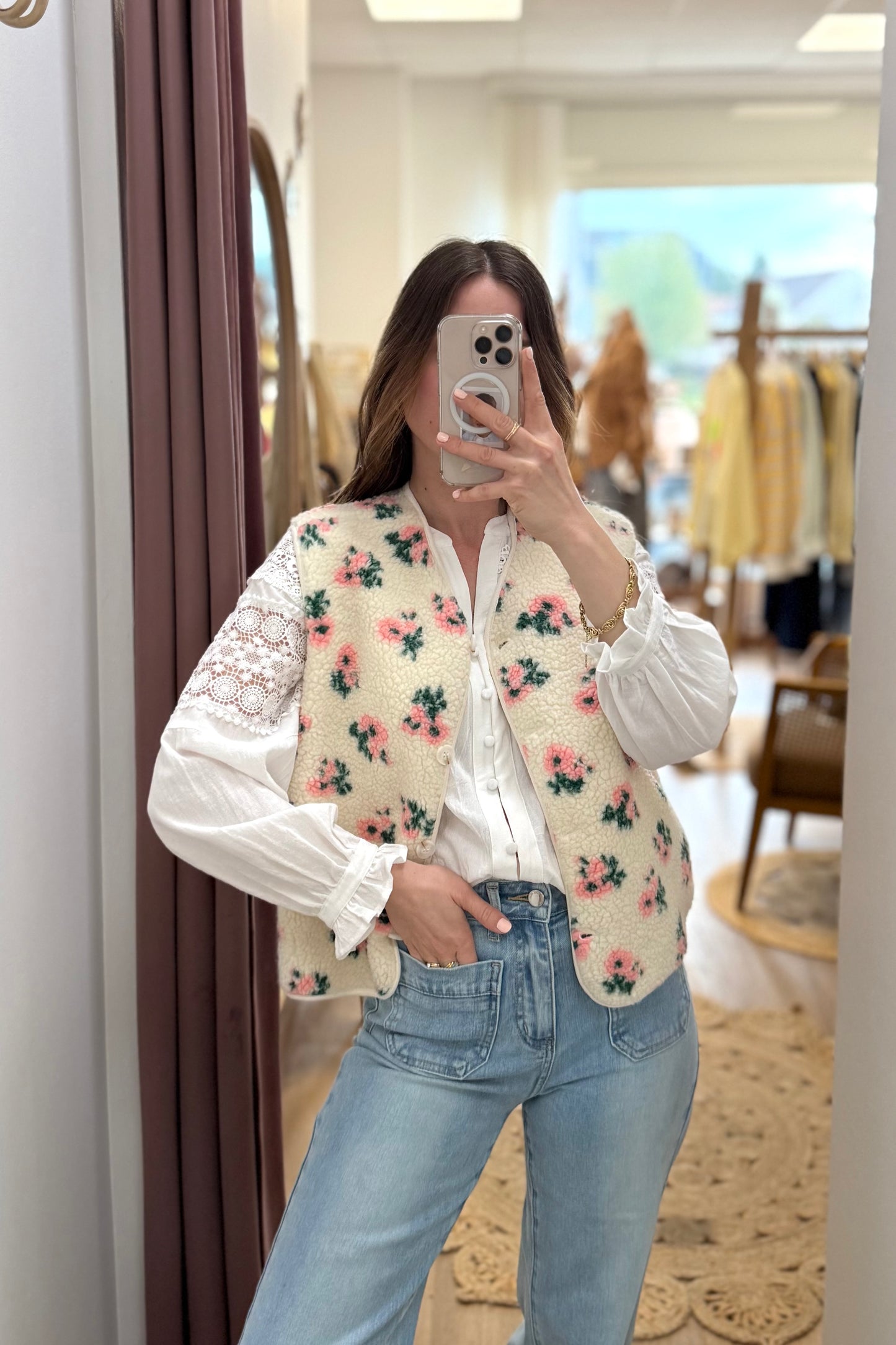 Gilet Marceau rose