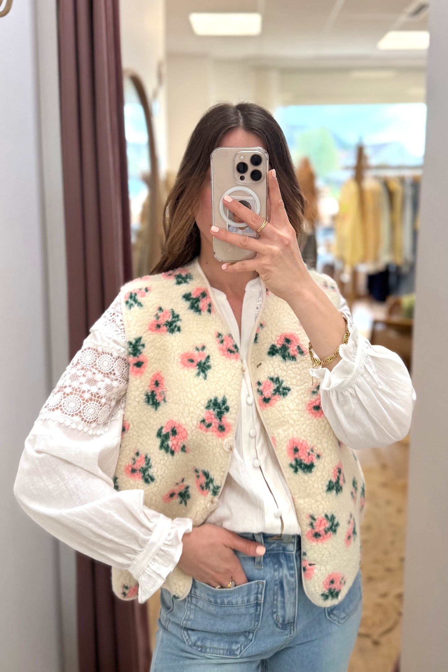 Gilet Marceau rose