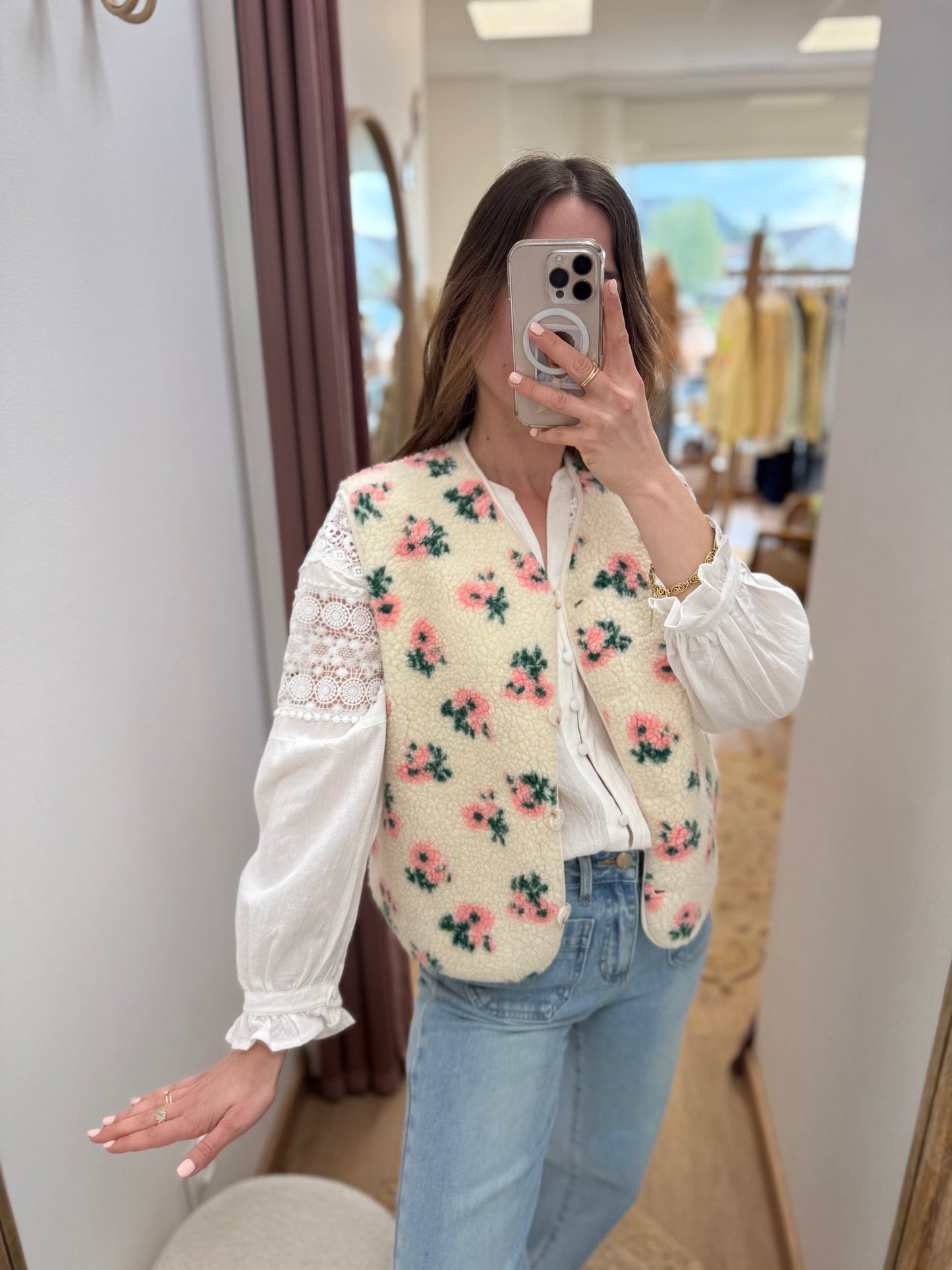 Gilet Marceau rose