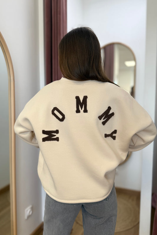Pull Mommy beige/marron