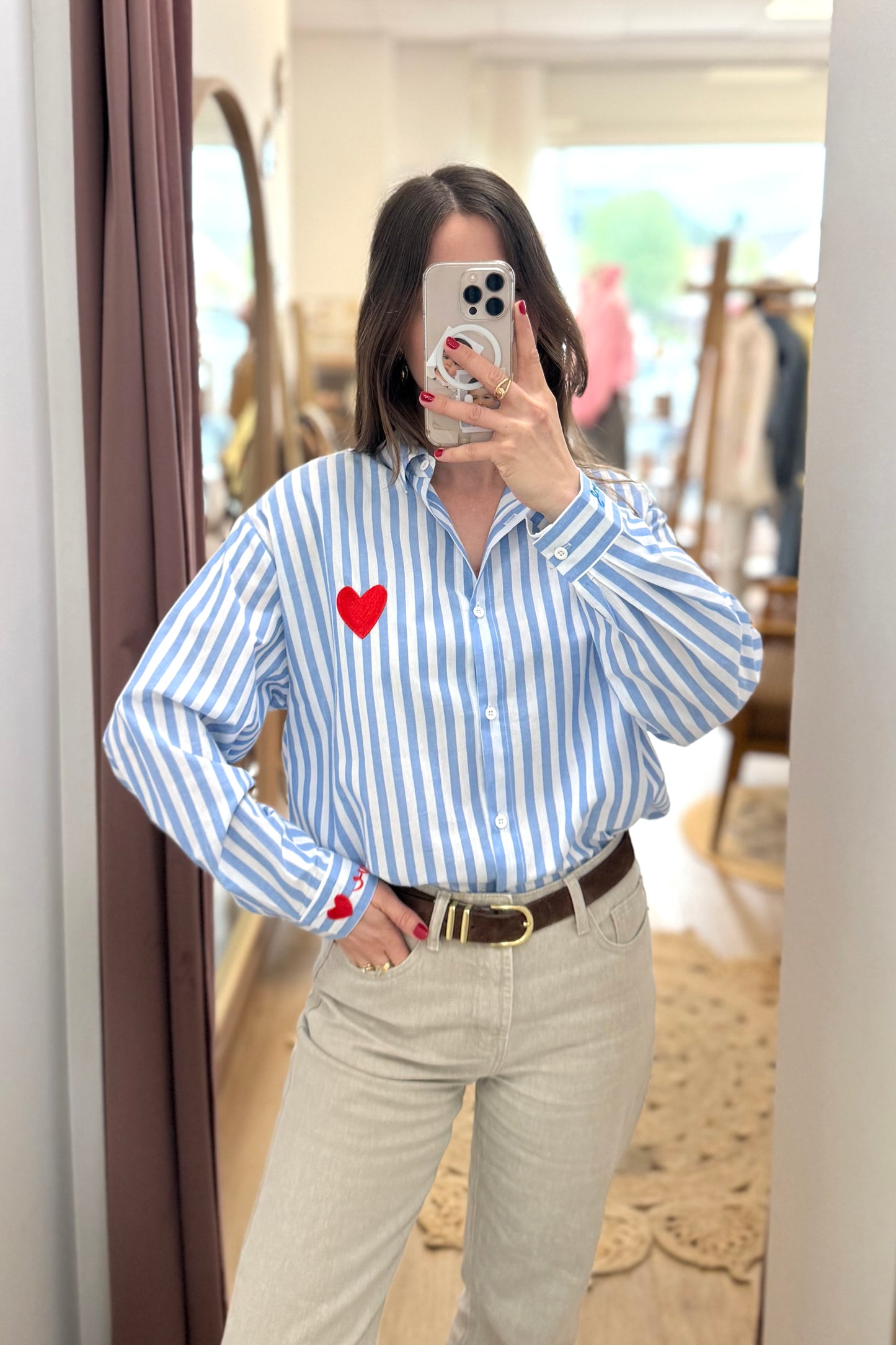 Chemise Enora bleu