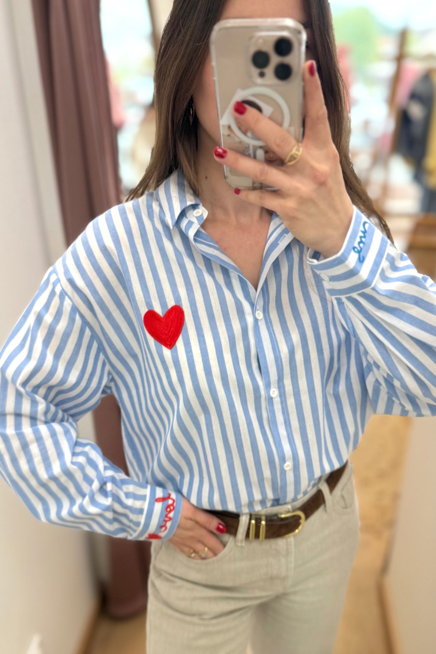 Chemise Enora bleu