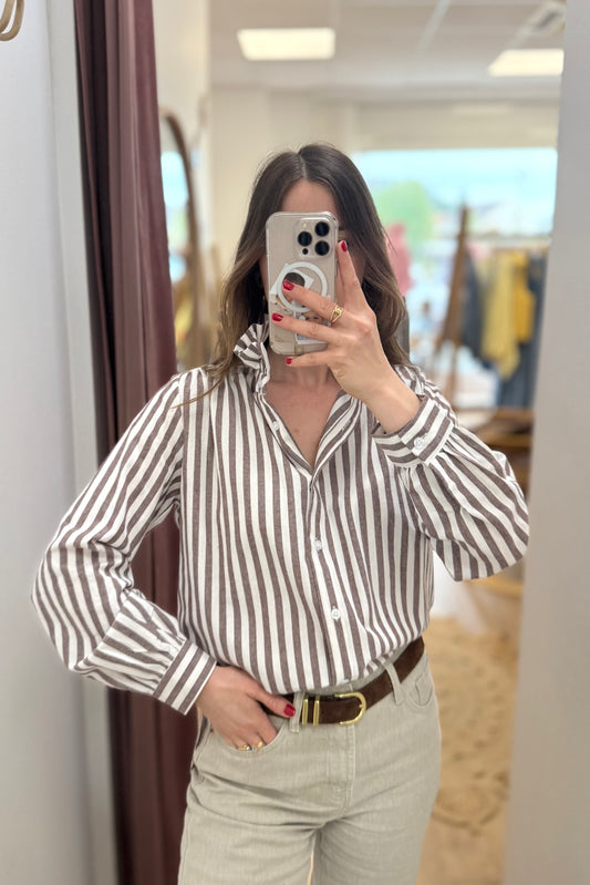 Chemise Capucine marron