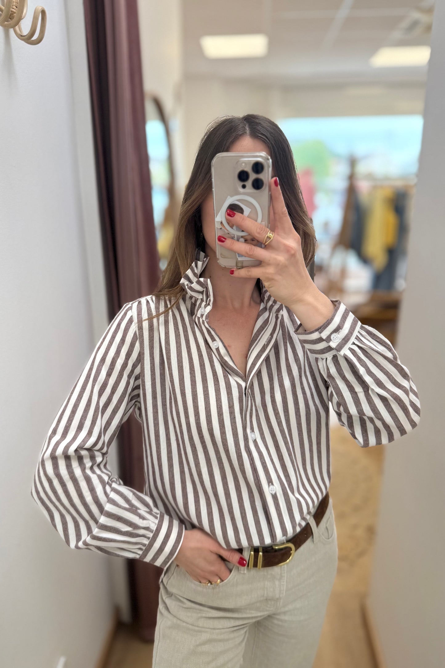 Chemise Capucine marron