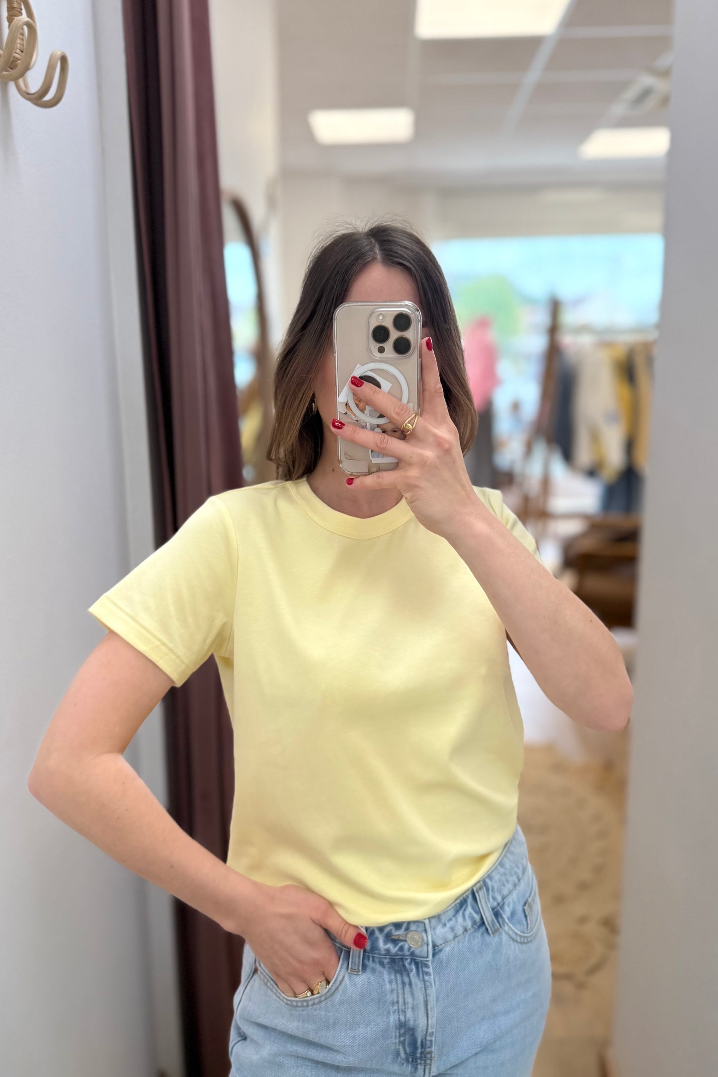 T-shirt Paul jaune clair