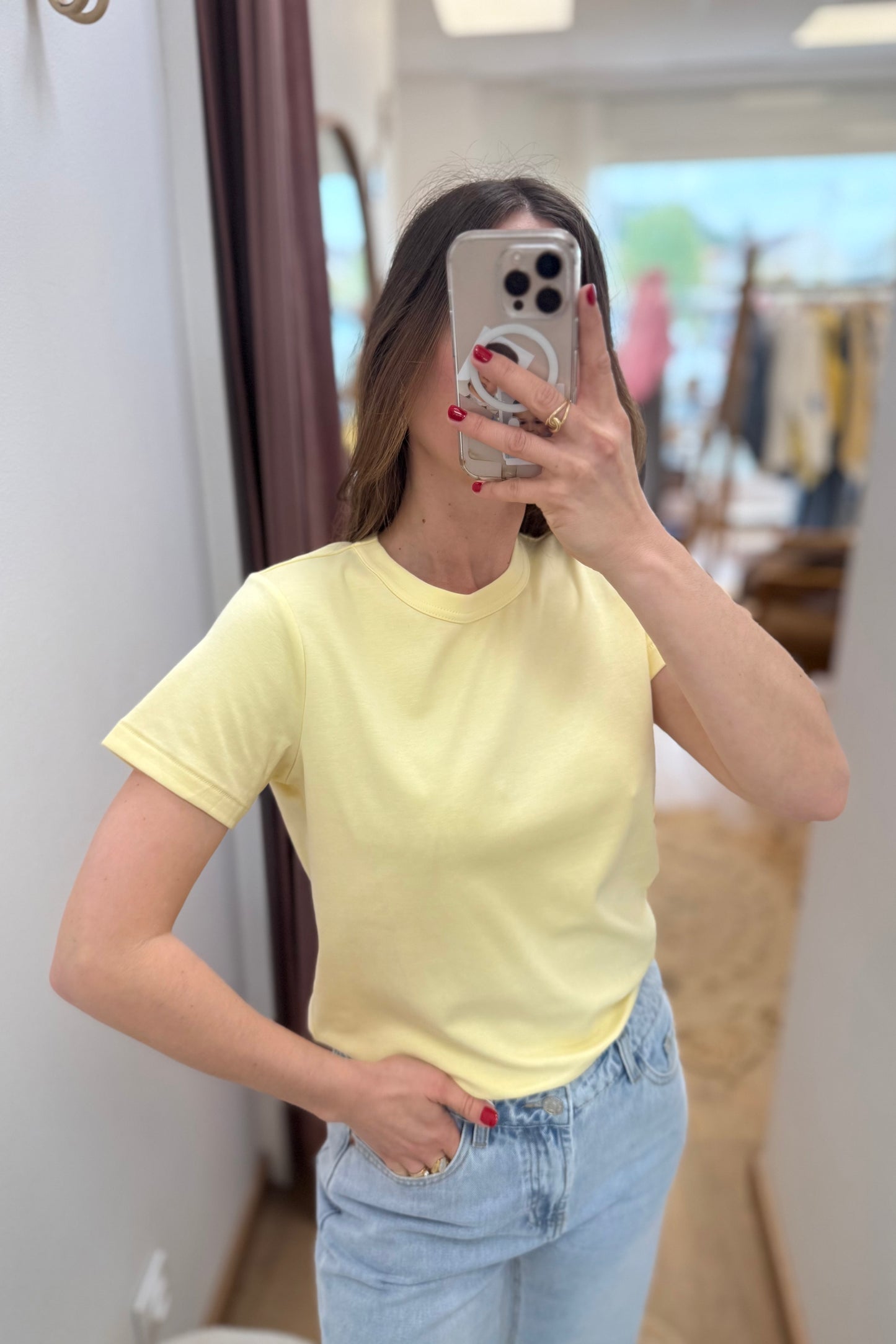 T-shirt Paul jaune clair