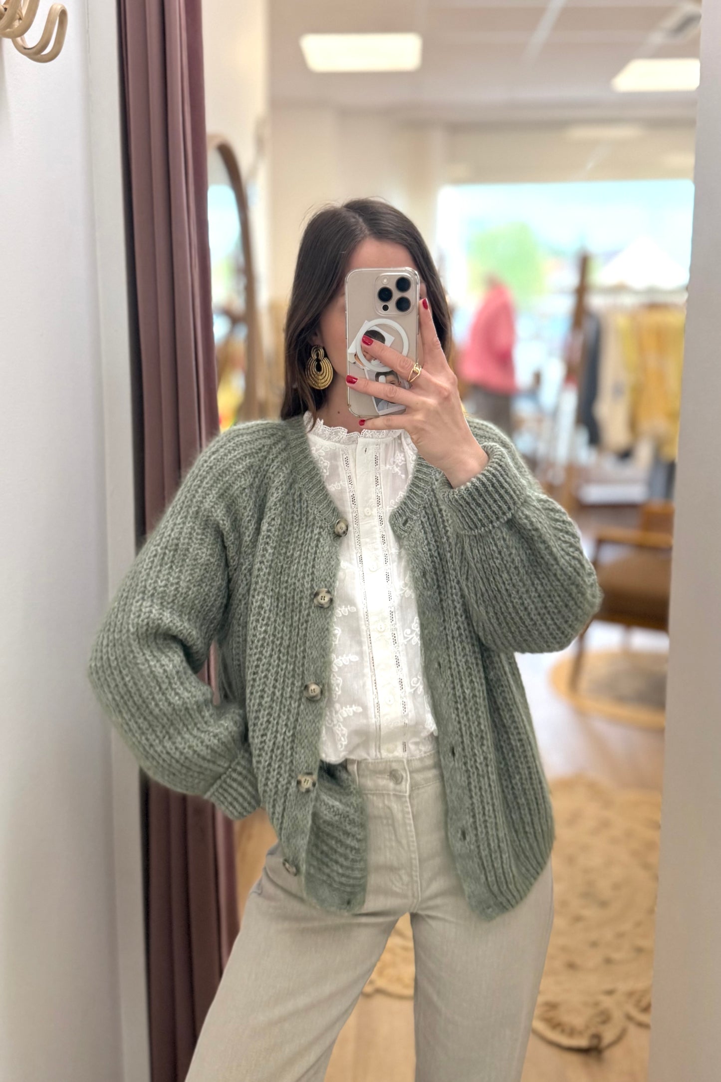 Gilet Victor kaki chiné