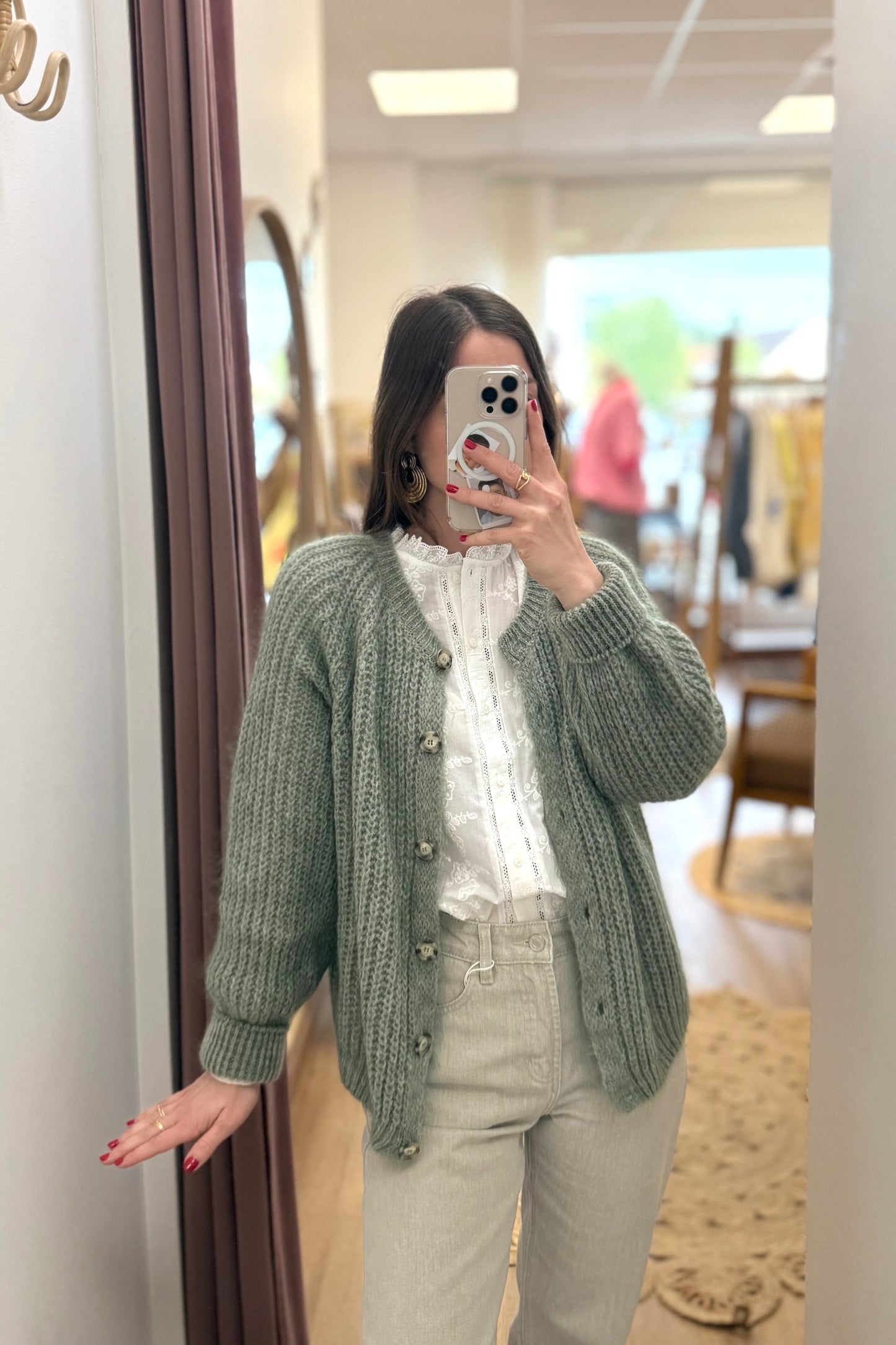 Gilet Victor kaki chiné