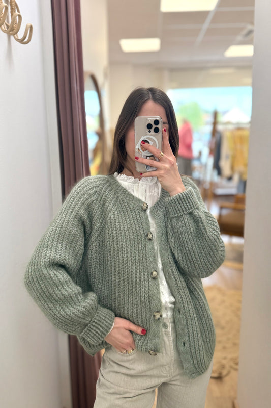 Gilet Victor kaki chiné