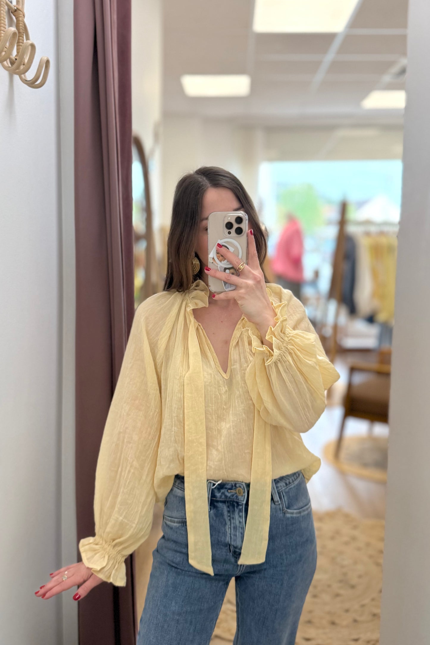 Blouse Carolane jaune