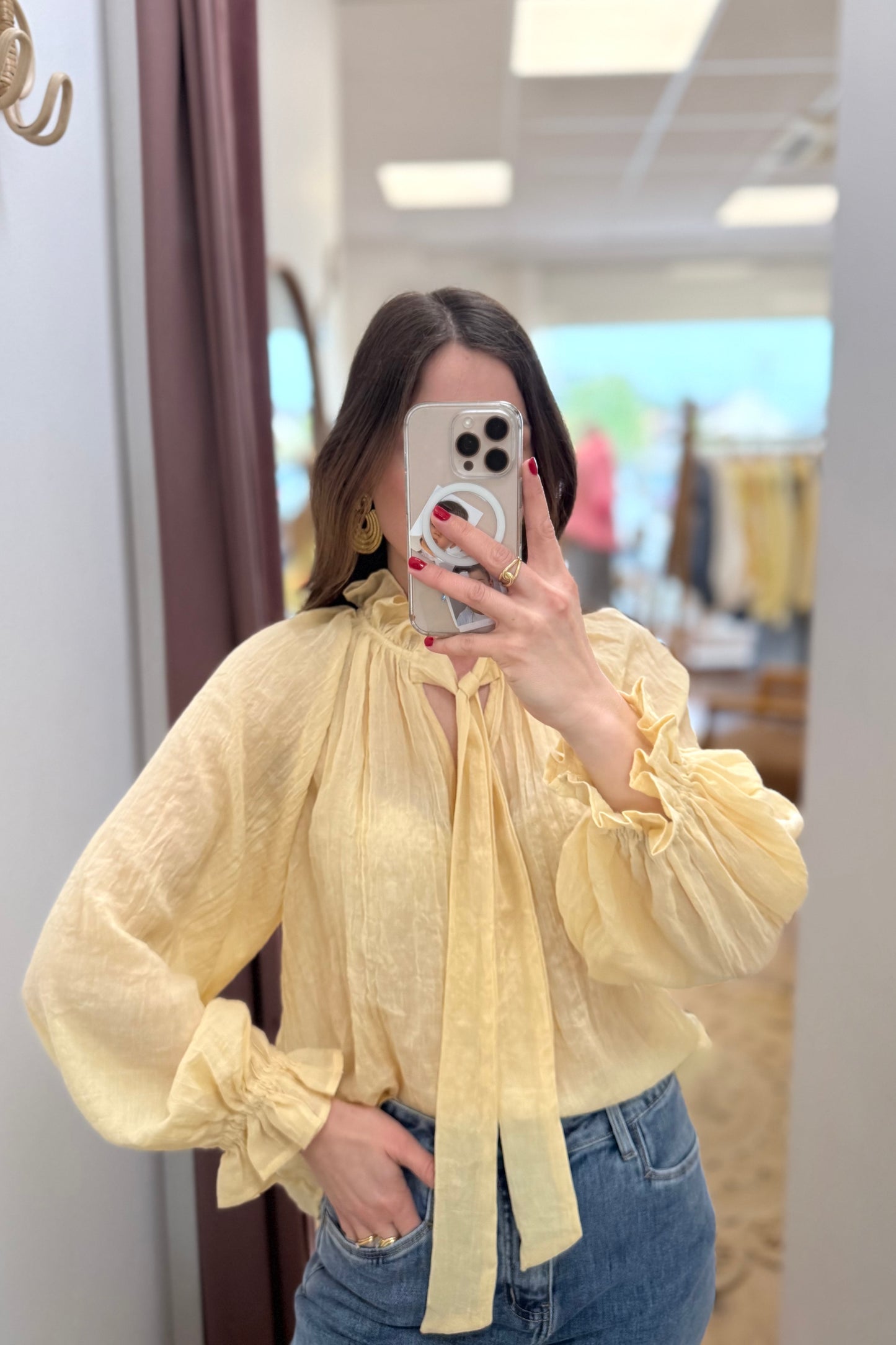 Blouse Carolane jaune