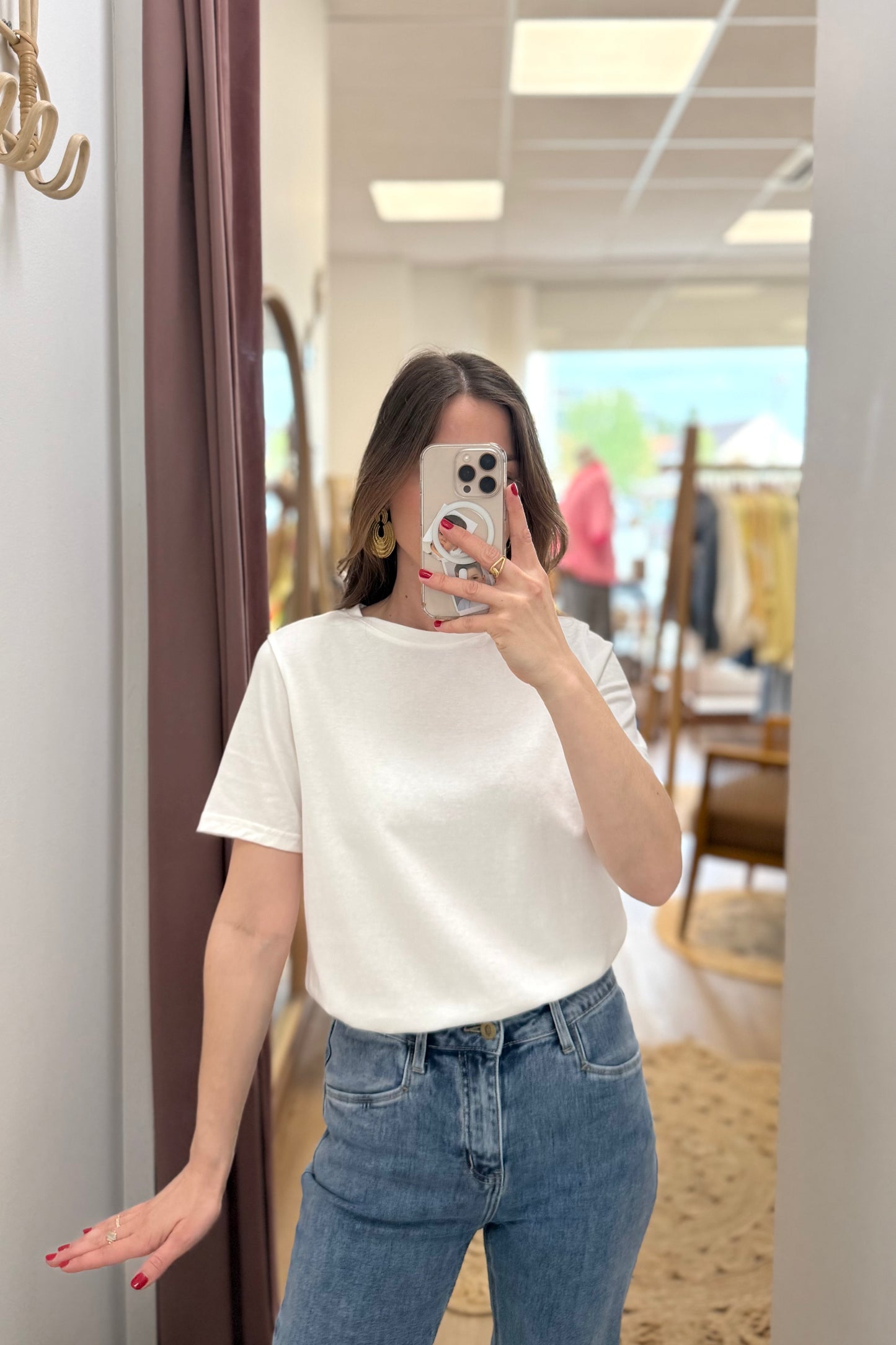 T-shirt Baptiste blanc