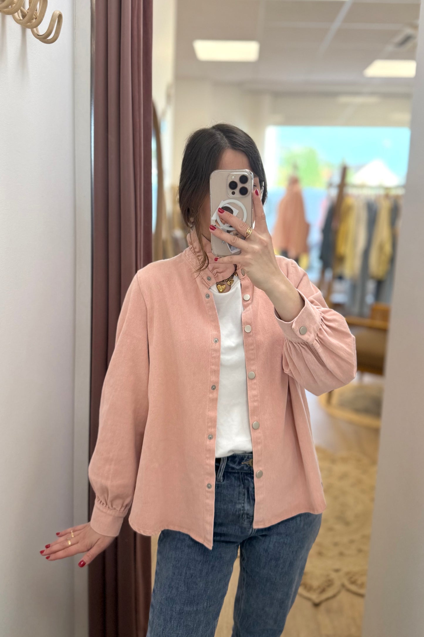 Chemise Adeline rose