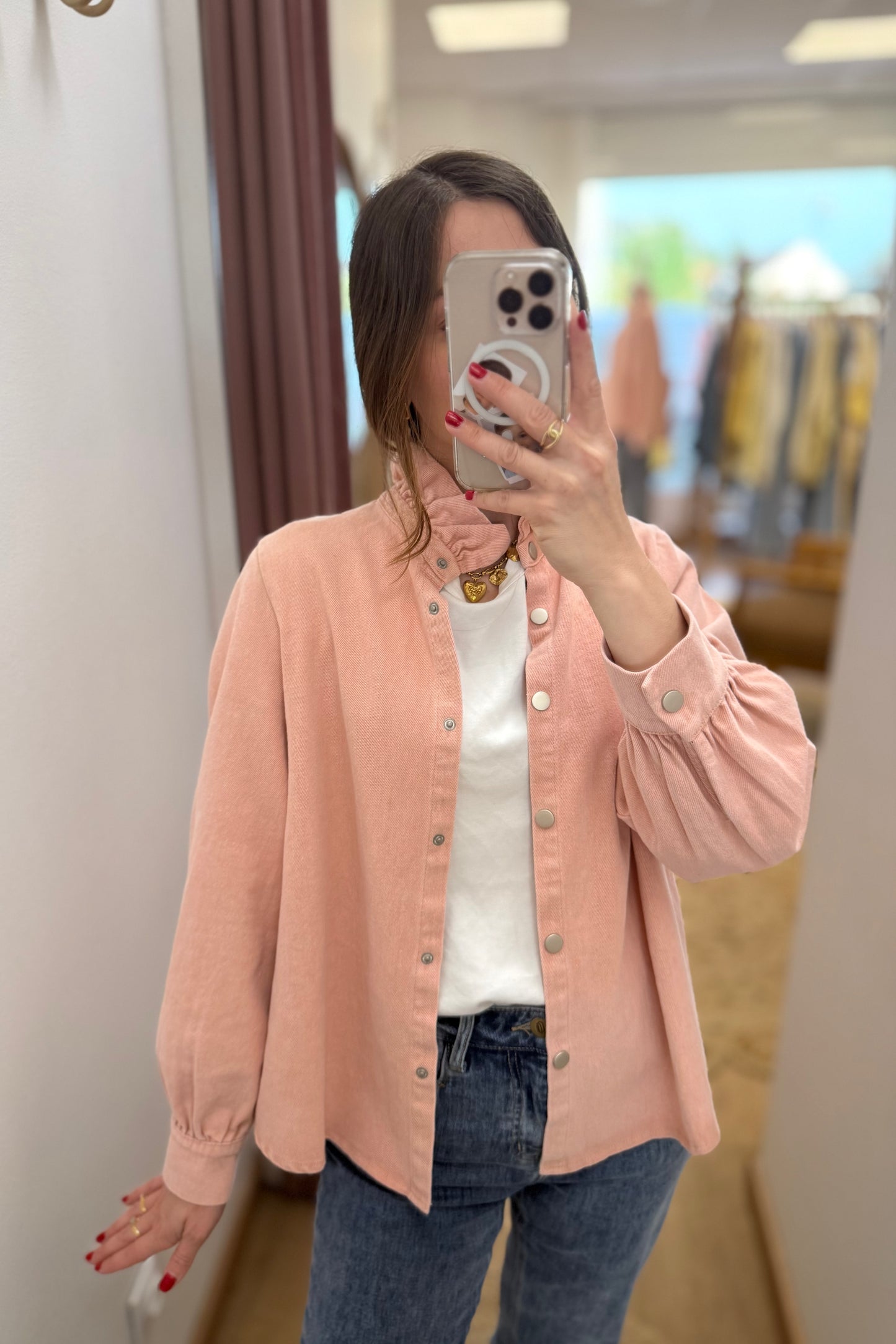 Chemise Adeline rose