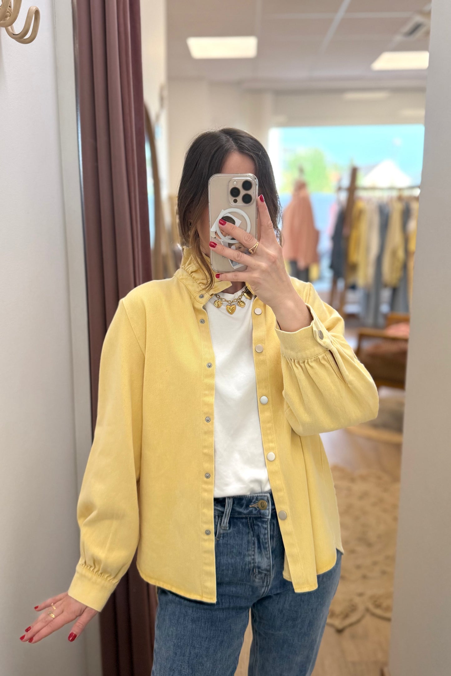 Chemise Adeline jaune
