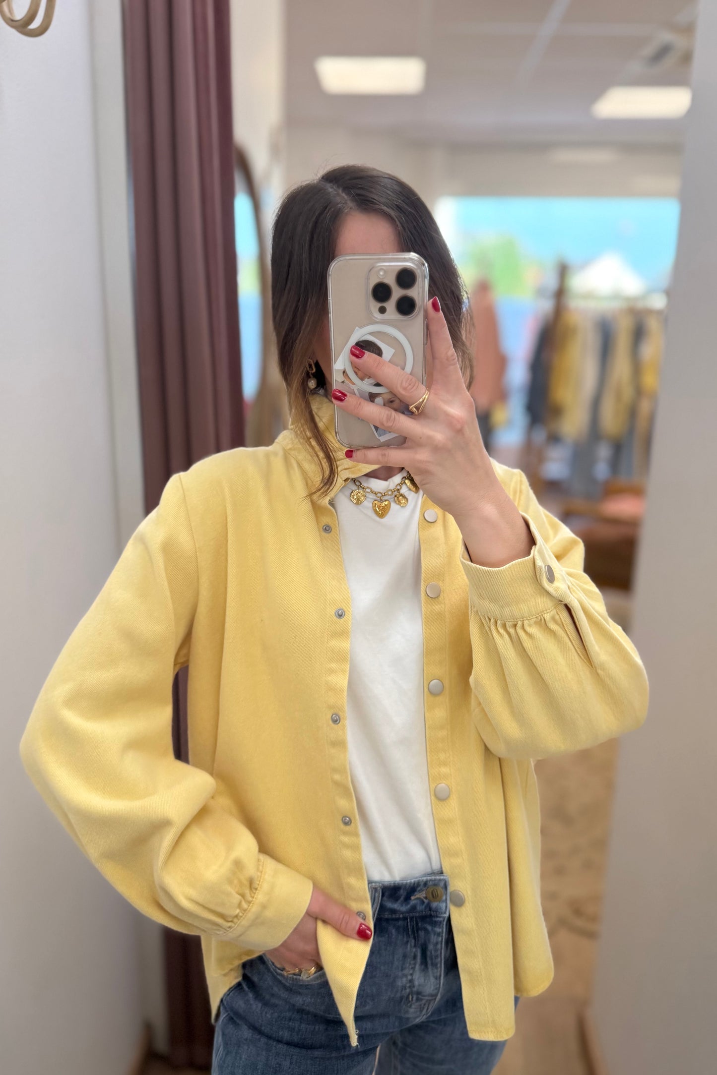 Chemise Adeline jaune