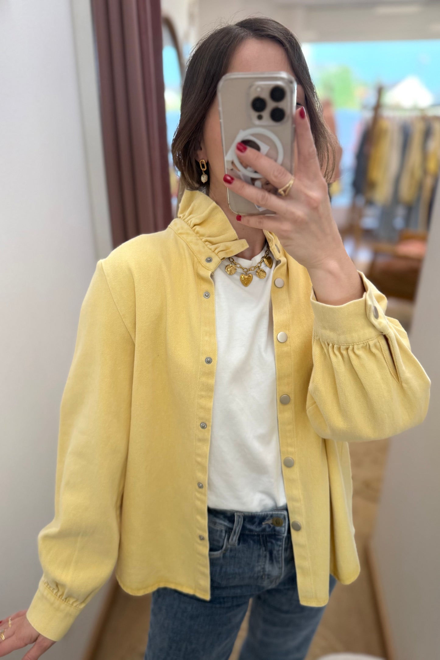 Chemise Adeline jaune