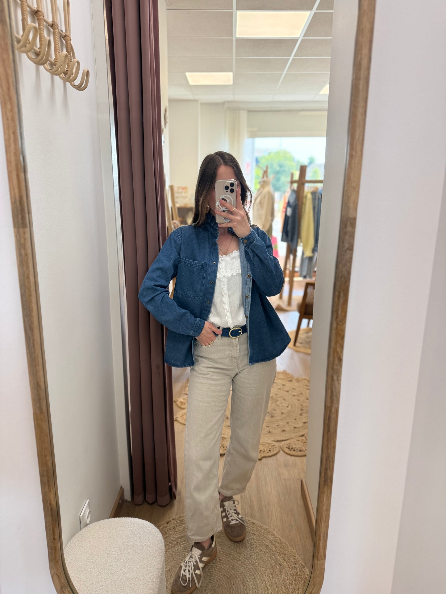 Jean Boy taupe