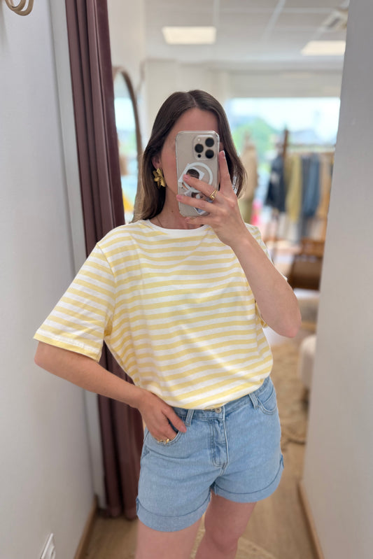 T-shirt Malone jaune
