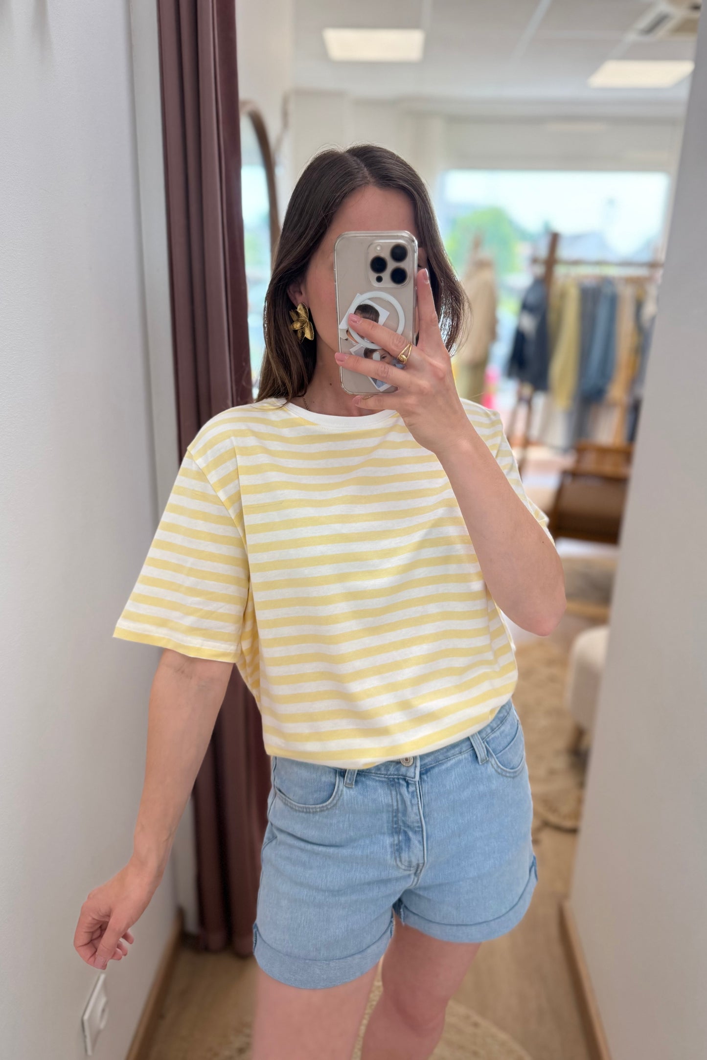 T-shirt Malone jaune
