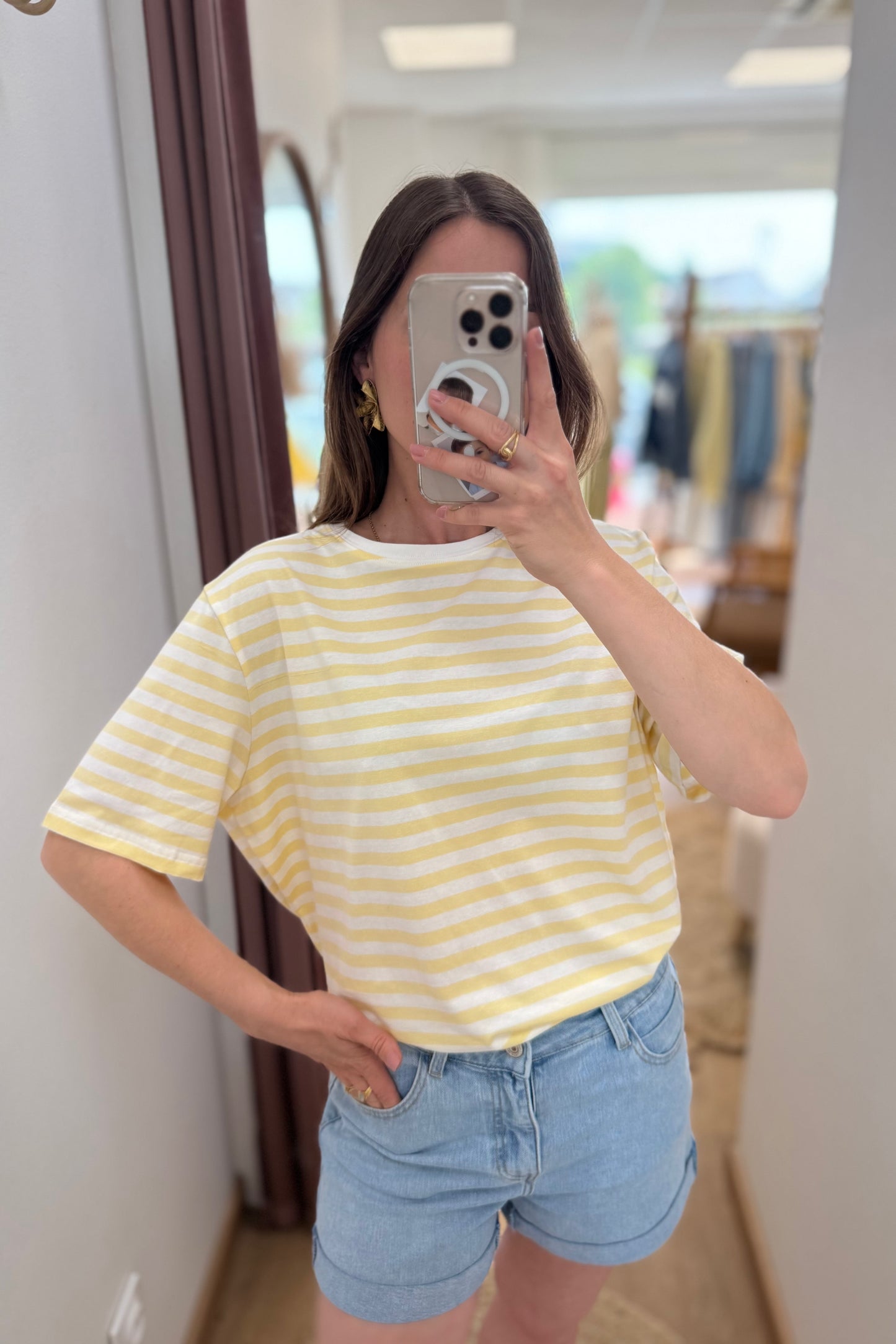 T-shirt Malone jaune