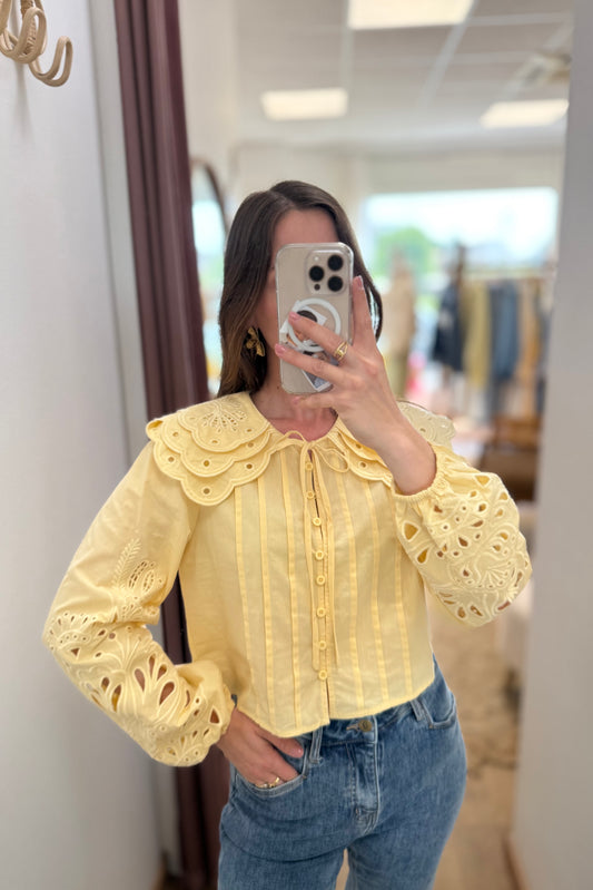 Blouse Agathe jaune