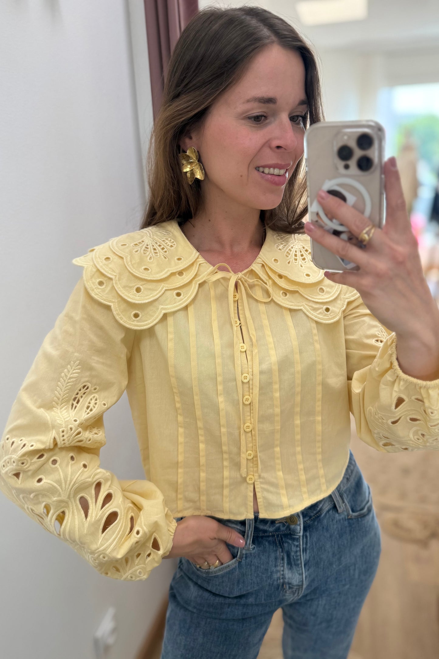 Blouse Agathe jaune