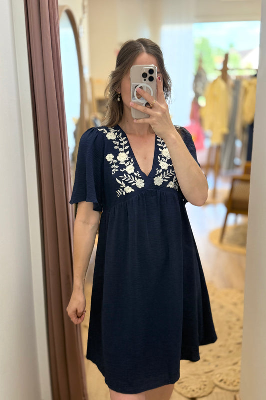 Robe Catalina bleu marine
