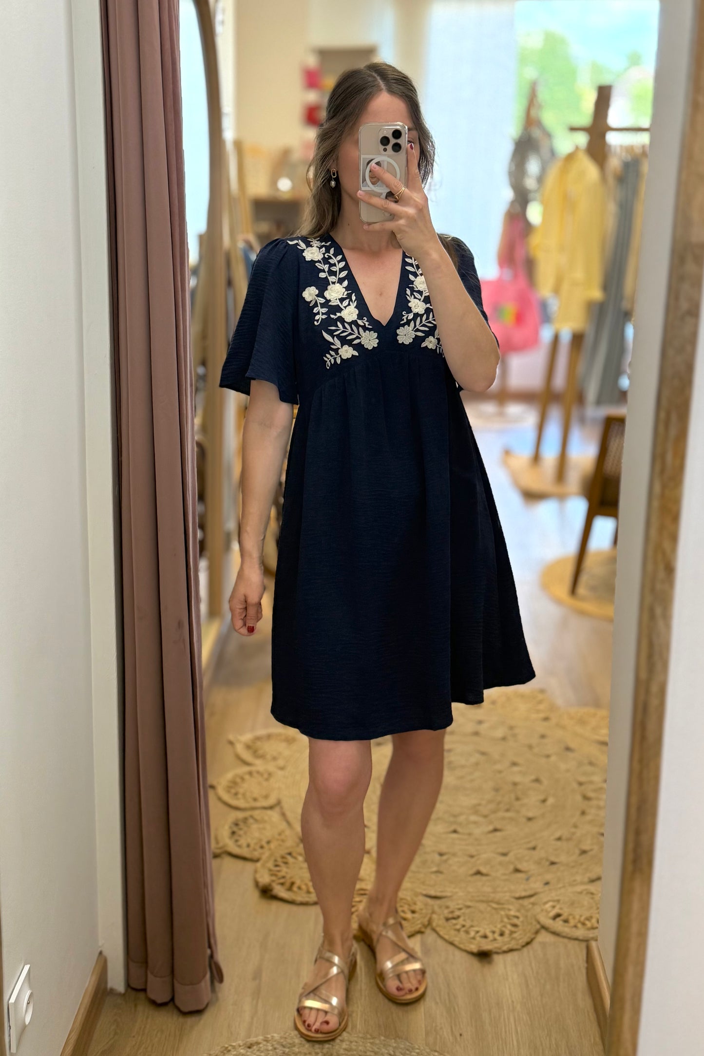 Robe Catalina bleu marine