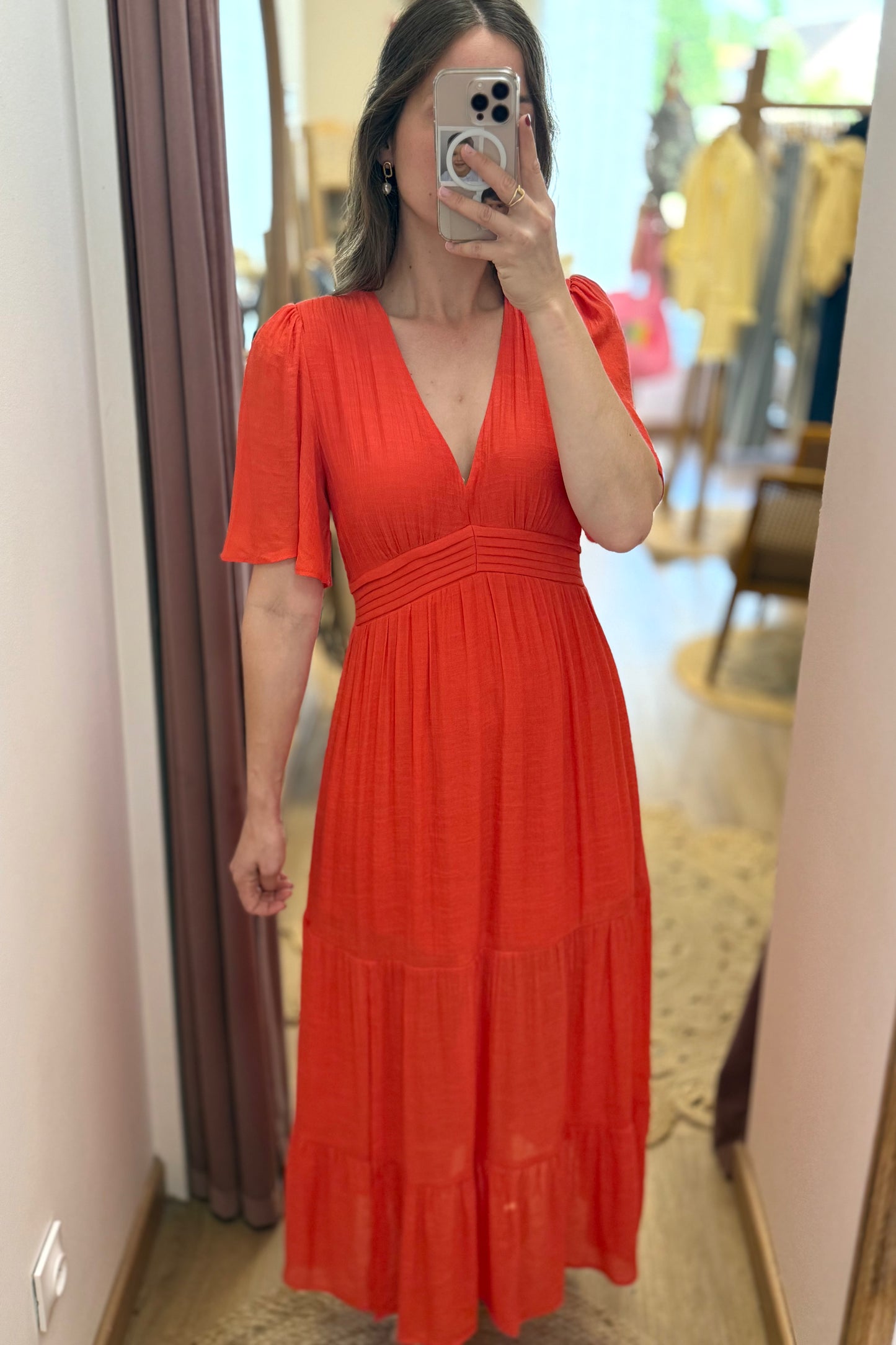 Robe Aurora corail