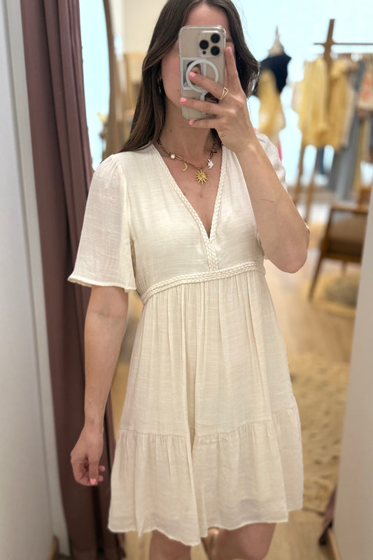 Robe Coralie ivoire