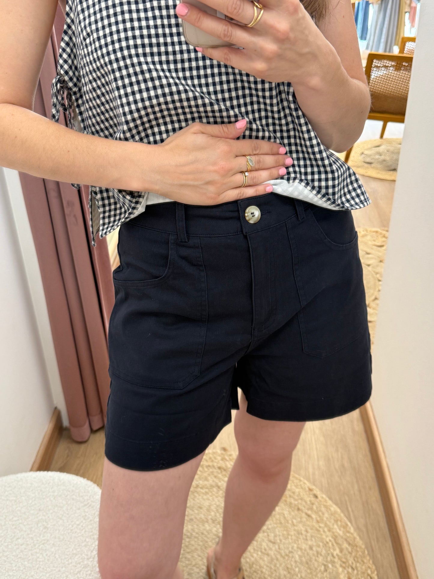 Short Samuel bleu marine