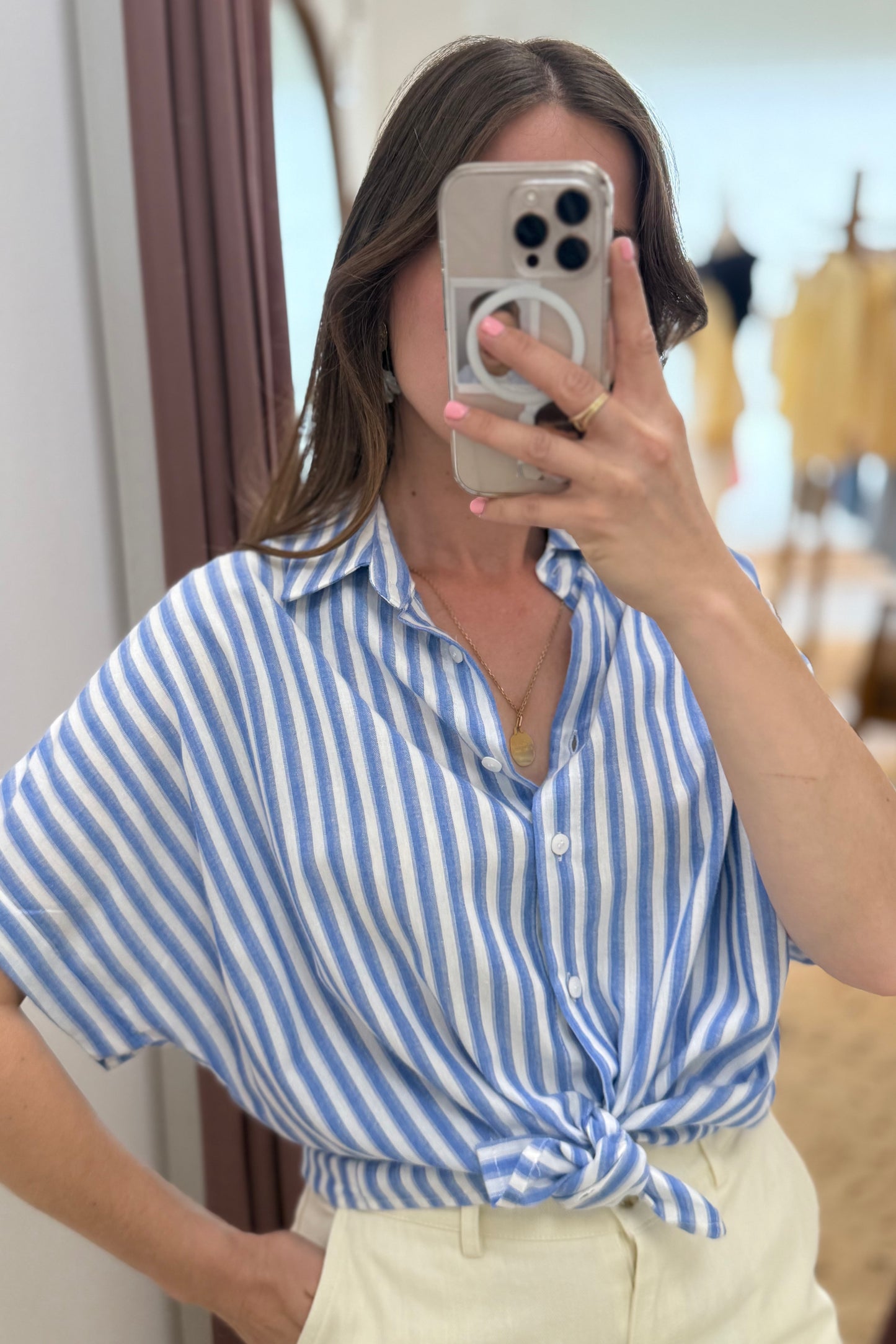 Chemise Isabel bleu