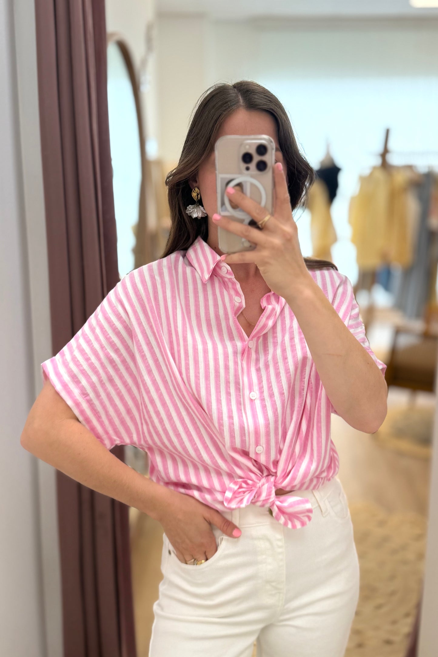 Chemise Isabel rose