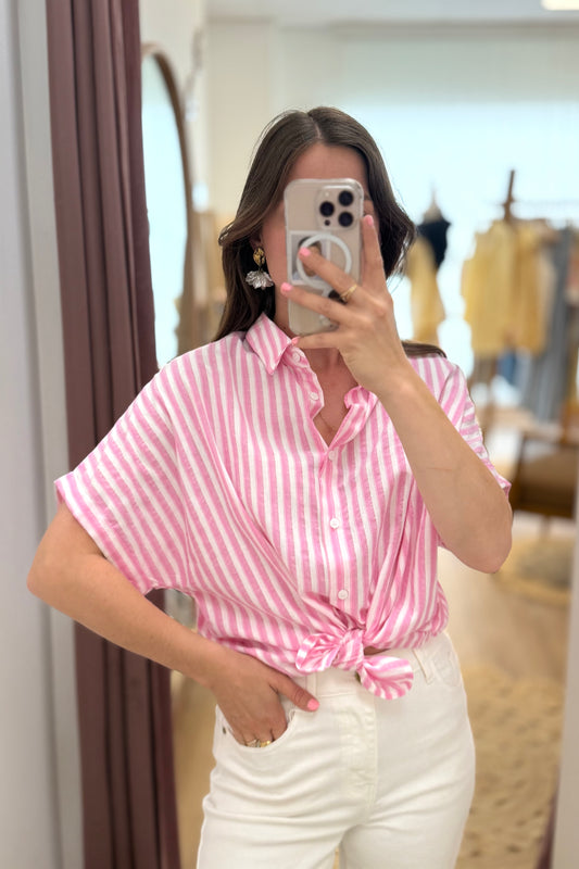 Chemise Isabel rose