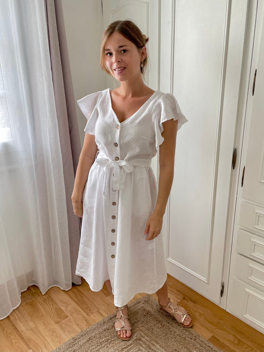Robe Clémentine blanche