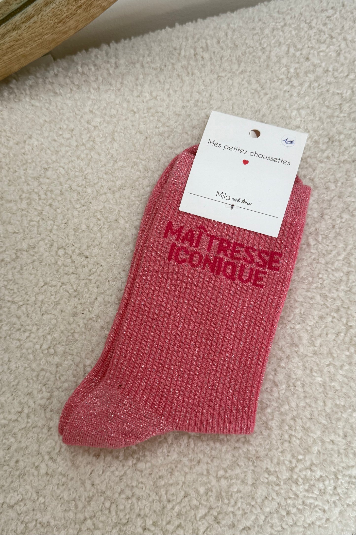 Chaussettes Maitresse iconique rouge