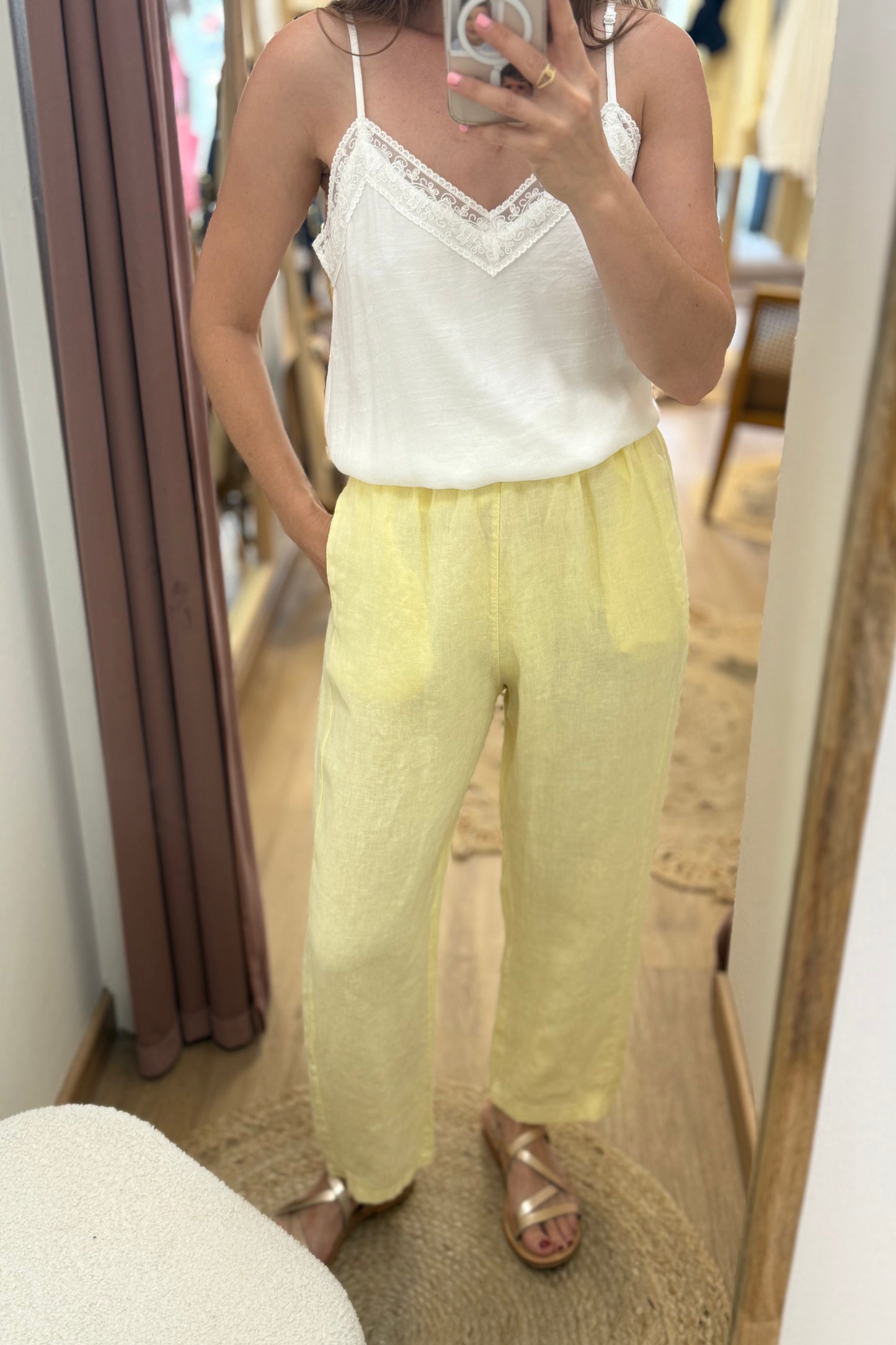 Pantalon Rémy jaune