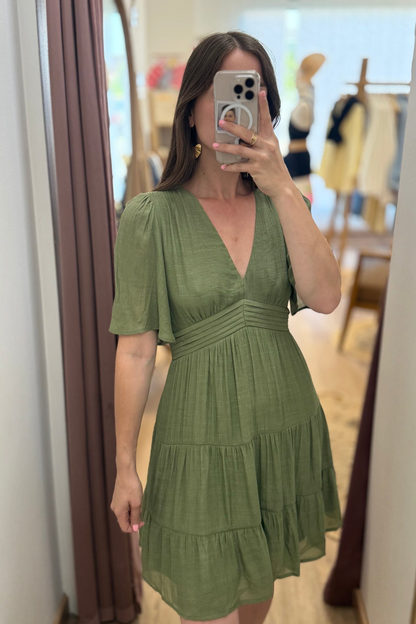 Robe Aurore verte