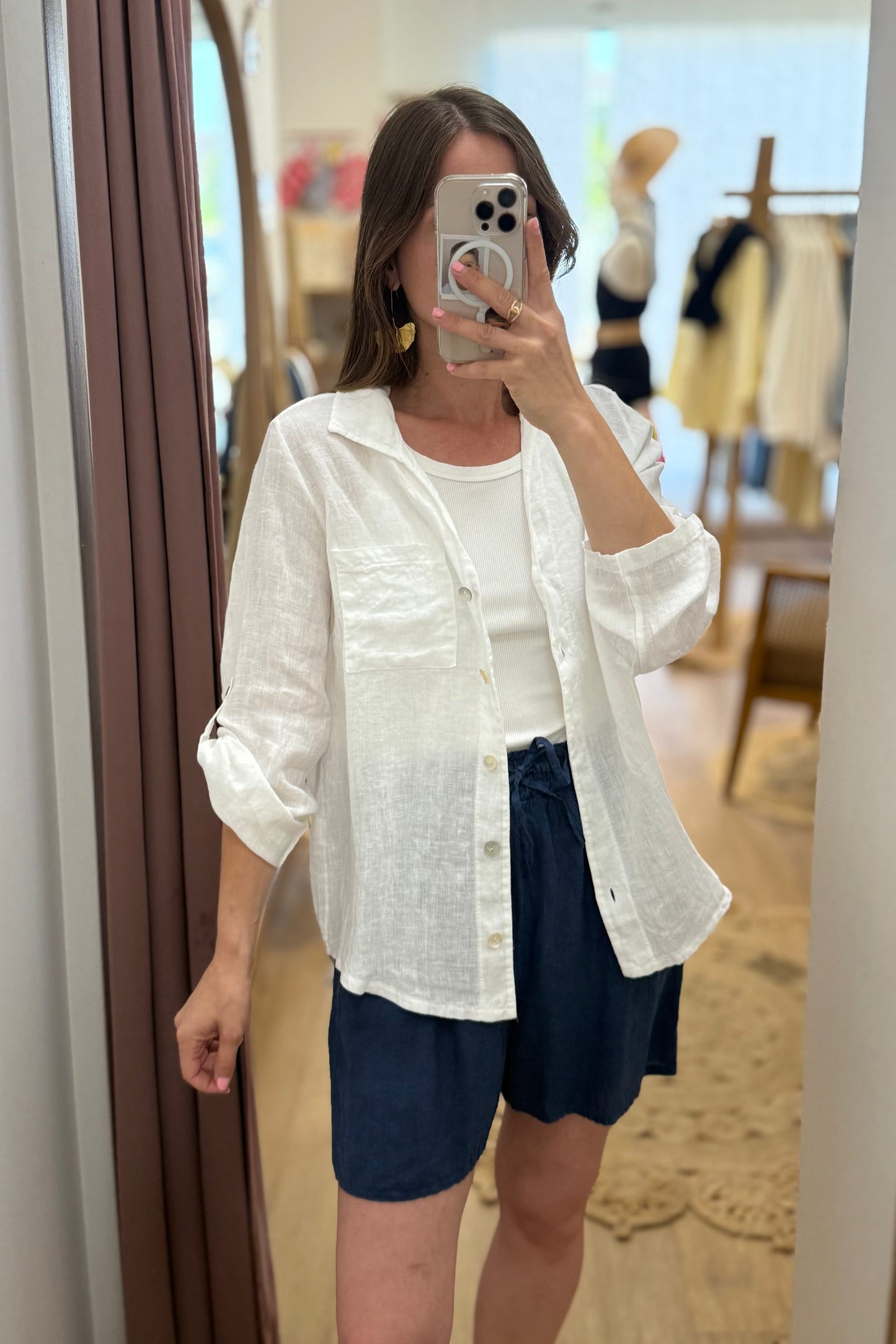 Short Lucas bleu marine