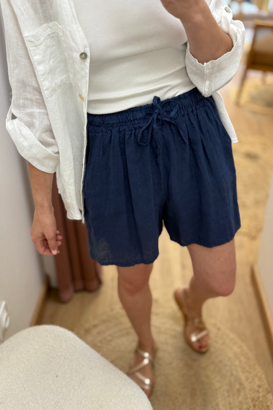 Short Lucas bleu marine