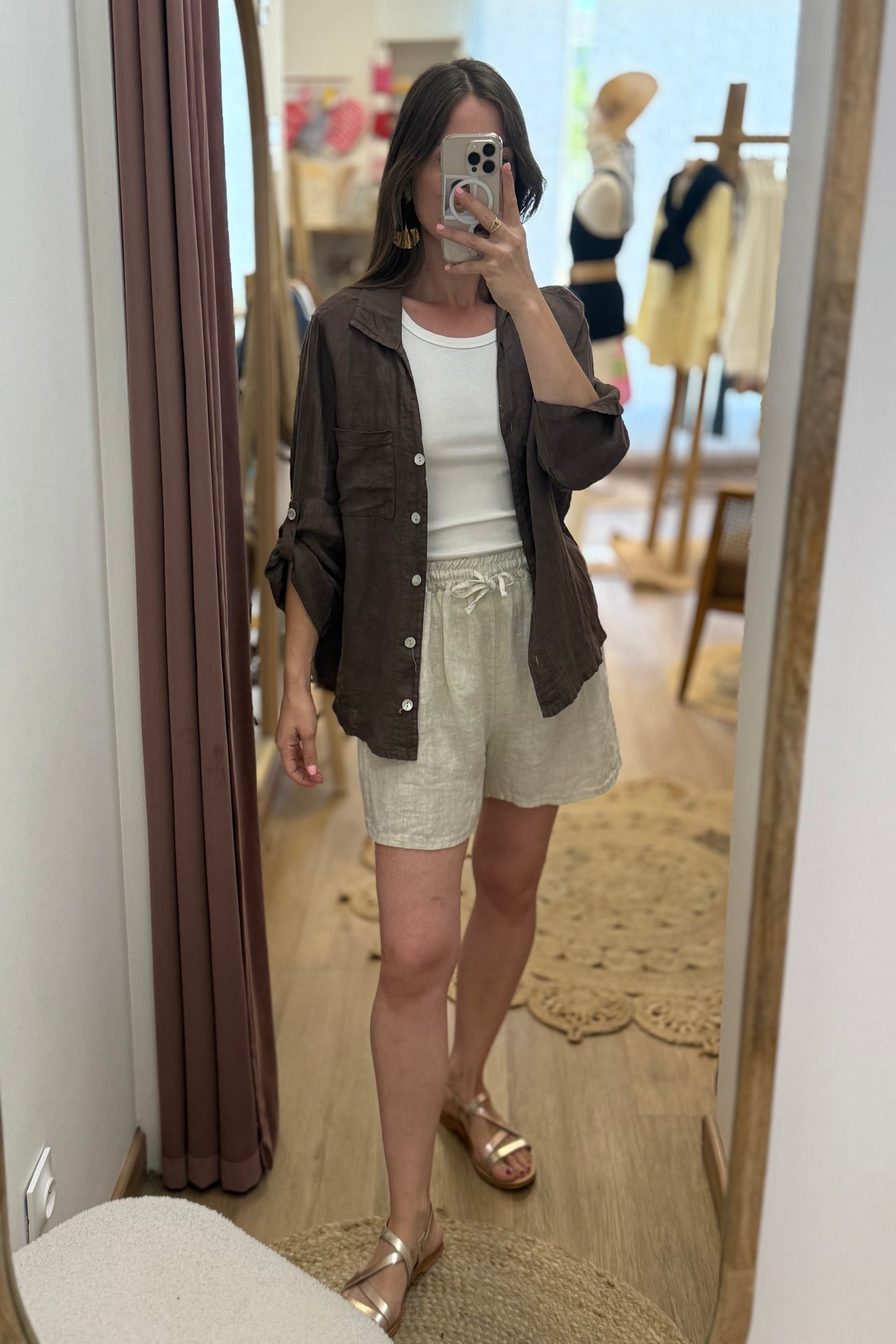 Short Lucas beige