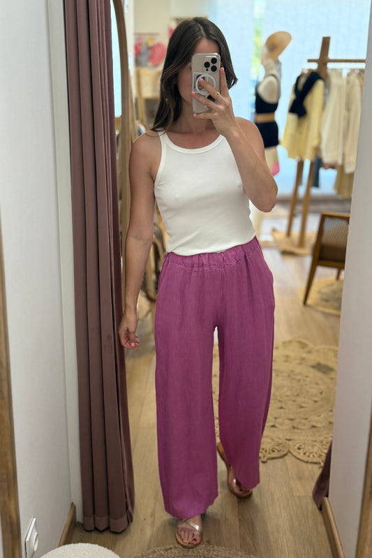 Pantalon Pol violet