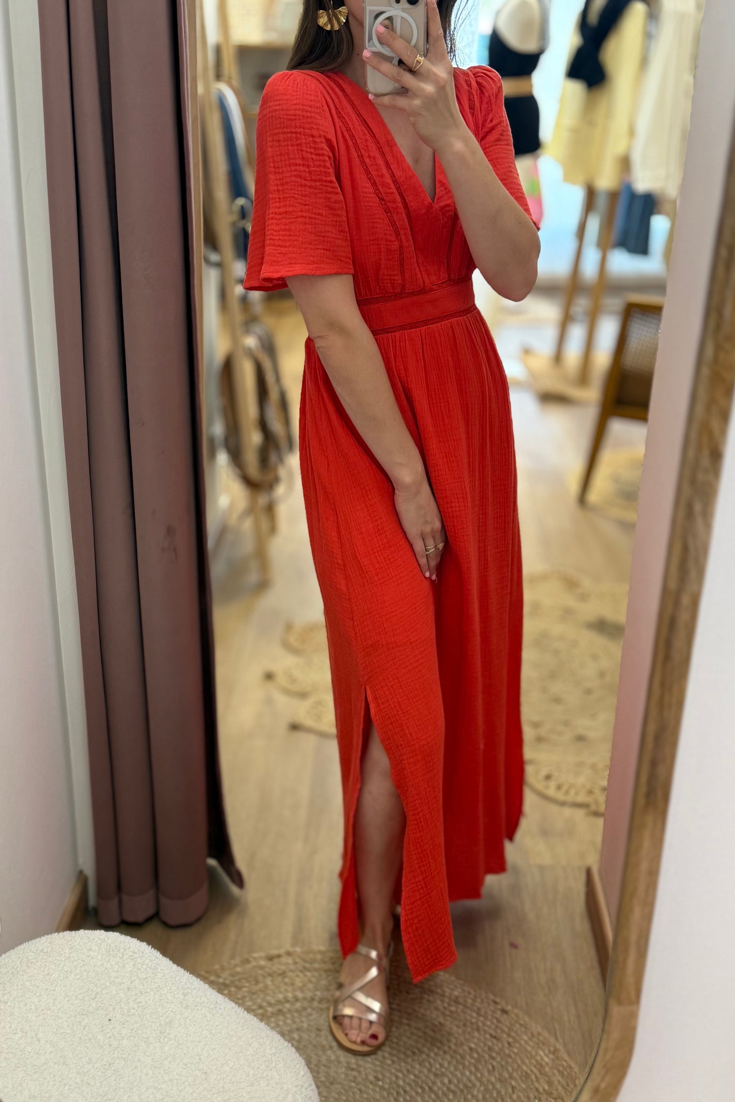 Robe Alice corail